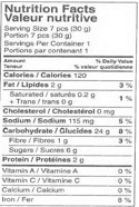 S Cookies Mini Nutrition Facts