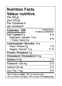Soft Chocolate Torrone Nutrition Facts